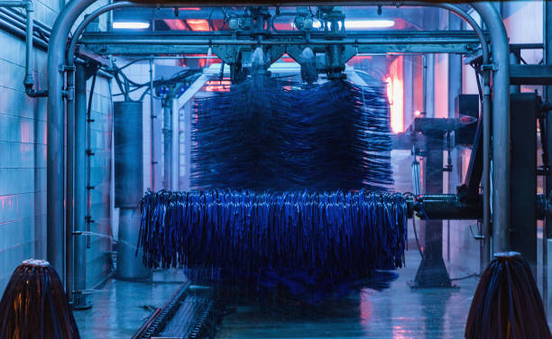 inside of a car wash